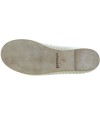 Beige leather sturdy flats for girls 