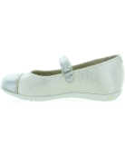 Slim feet girls silver shoes from Spain