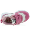 Pink Summer sneakers for a girl with good support 
