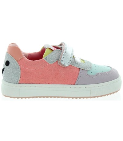 Multicolored girls leather sneakers from Spain