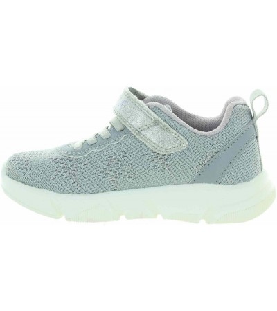 Silver sneakers for girls from Europe