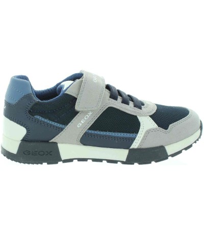 Gray sneakers for kids with leather arches inside