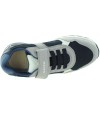 Gray sneakers for kids with leather arches inside