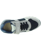 Gray sneakers for kids with leather arches inside