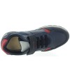 Navy sneakers for boys with fallen foot arches 