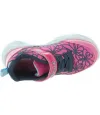 Child pink walking sneakers with proper support 