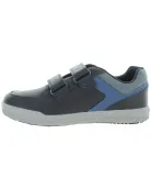 Blue Geox sneakers for boys with velcro closure