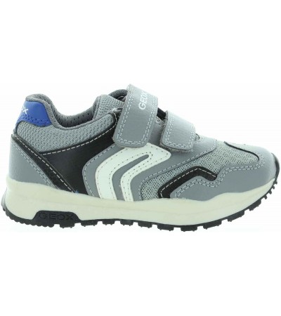 Gray sneakers for boy with good ankle support 