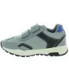 Gray sneakers for boy with good flexible soles