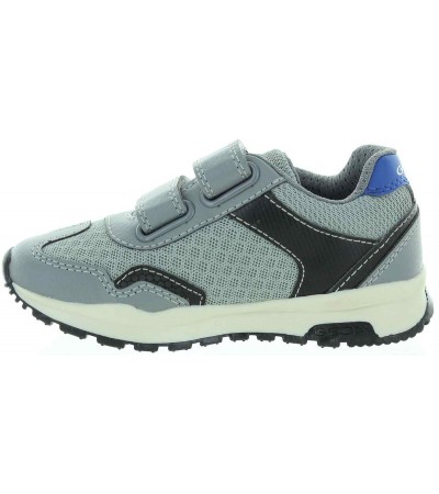 Gray sneakers for boy with good ankle support 