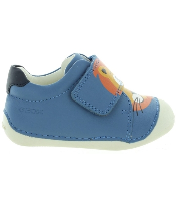 Baby blue ankle sneakers for new walker