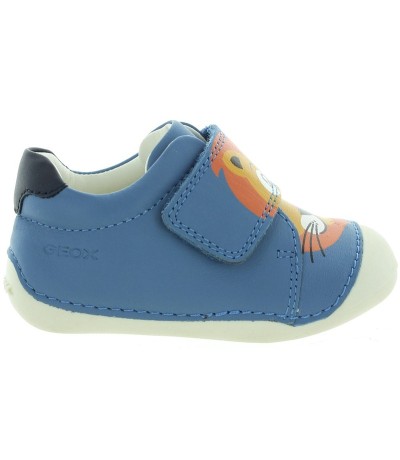 Baby blue ankle sneakers for new walker