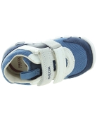 Ankle high orthopedic leather sneakers for baby boys