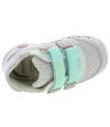 Lavender orthopedic leather sneakers with support 
