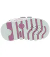 Lavender orthopedic leather sneakers with support 