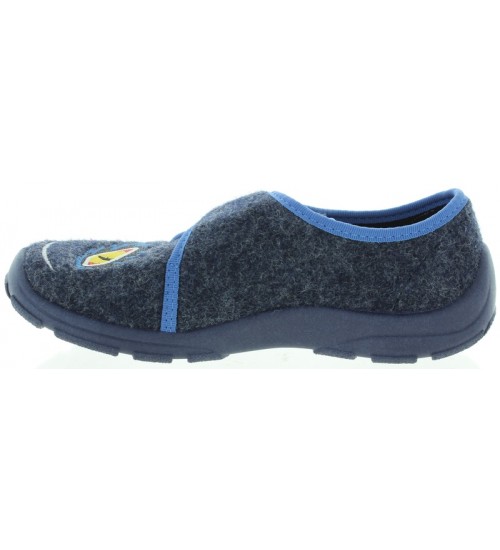 Wide feet boys wool slippers 