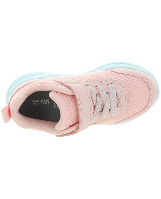 Sneakers with antisweat soles in pink leather 