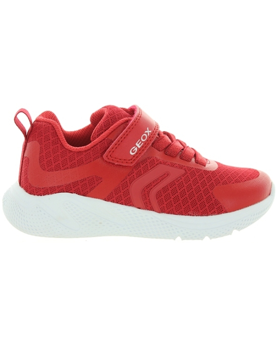 Red cool sneakers for boys to wear in a Summer 