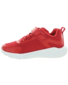 Red cool sneakers for boys to wear in a Summer 