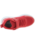 Red cool sneakers for boys to wear in a Summer 