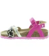 Sporty quality sandals for a girl with high arches