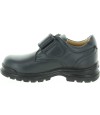 Support navy leather school shoes for boys 
