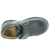 Support navy leather school shoes for boys 
