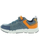 European geox blue sneakers for teens