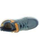 European geox blue sneakers for teens