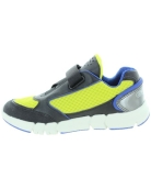 Black Geox sneakers for boys with sturdy heel