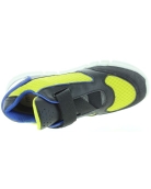 Black Geox sneakers for boys with sturdy heel