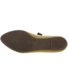 Beige ballerina flats for ladies