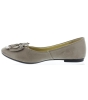 Gray flats for females with narrower feet 