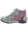 Special purple shoes for child with foot problems