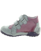 Special purple shoes for child with foot problems