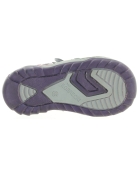Special purple shoes for child with foot problems