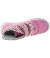 Girls pink leather boots with best ankle support 