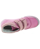 Girls pink leather boots with best ankle support 
