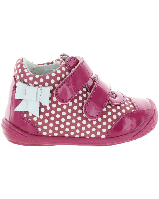 Baby girls pink high tops for new walkers