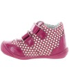 Baby girls pink high tops for new walkers