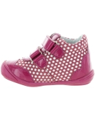 Baby girls pink high tops for new walkers