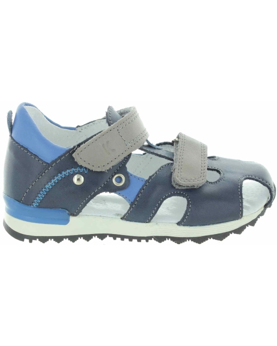 Good leather weak pronated ankle boys sandals