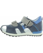 Good leather weak pronated ankle boys sandals