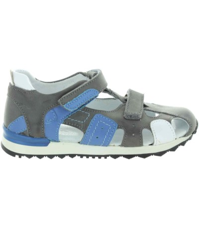 Overpronation closed toe sandals for boys with best heel support