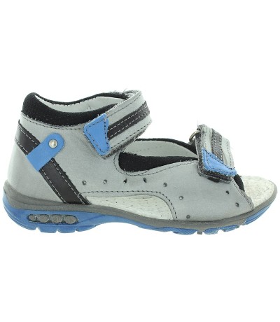 Leather closed heel high sandals for boys