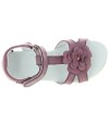 Girls purple sandals for narrow feet with arches