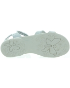 Leather sandals for pigeon toed child 