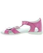 Narrow foot girls closed heel sandals with high arches