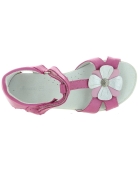 Narrow foot girls closed heel sandals with high arches