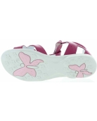 Narrow foot girls closed heel sandals with high arches